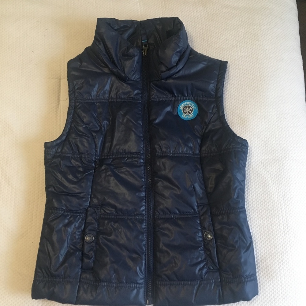 Navy Puffer Vest
